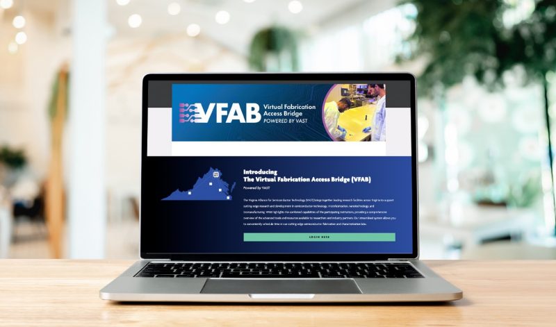 VFAB presented on laptop